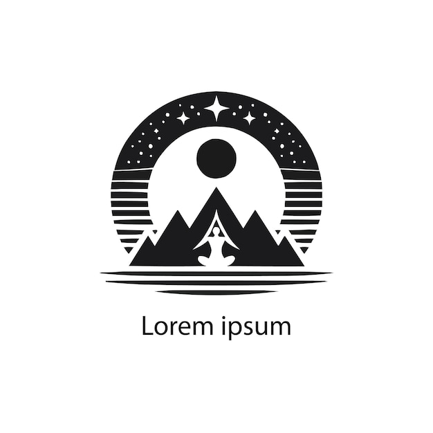 un diseño de logotipo de yoga