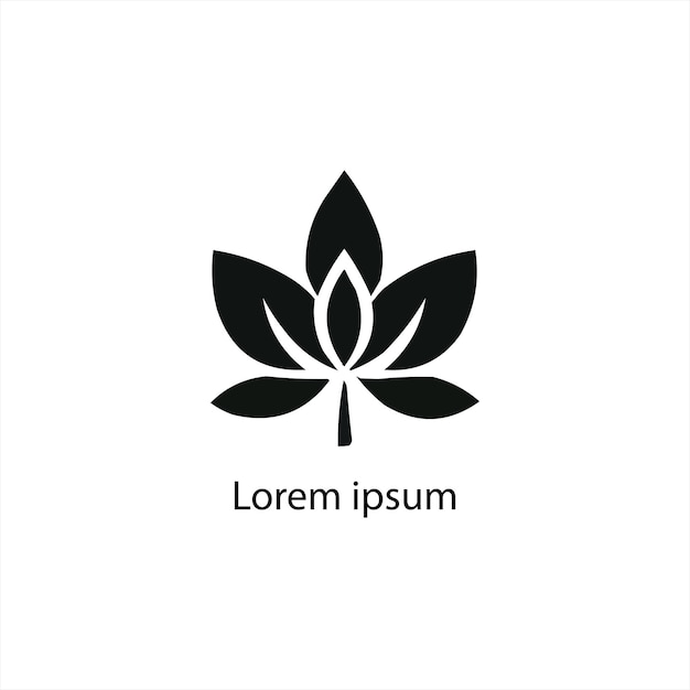 un diseño de logotipo de yoga