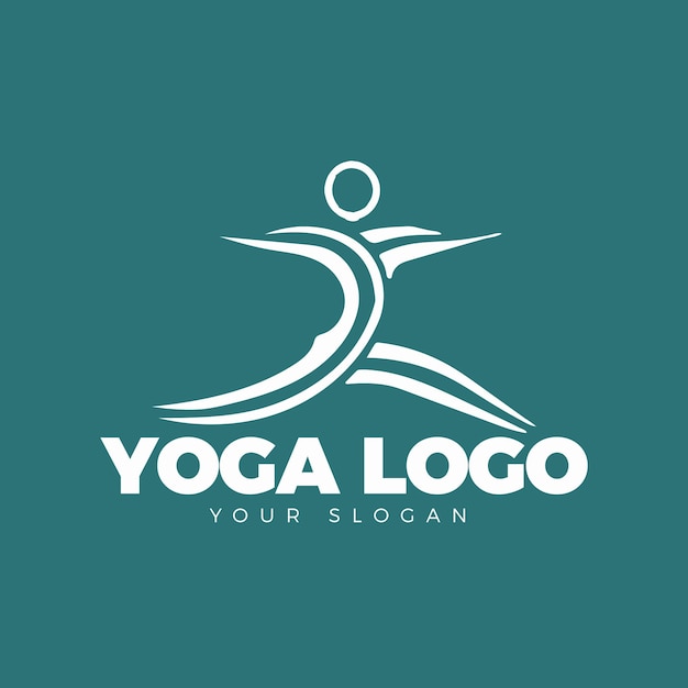 Diseño del logotipo del yoga