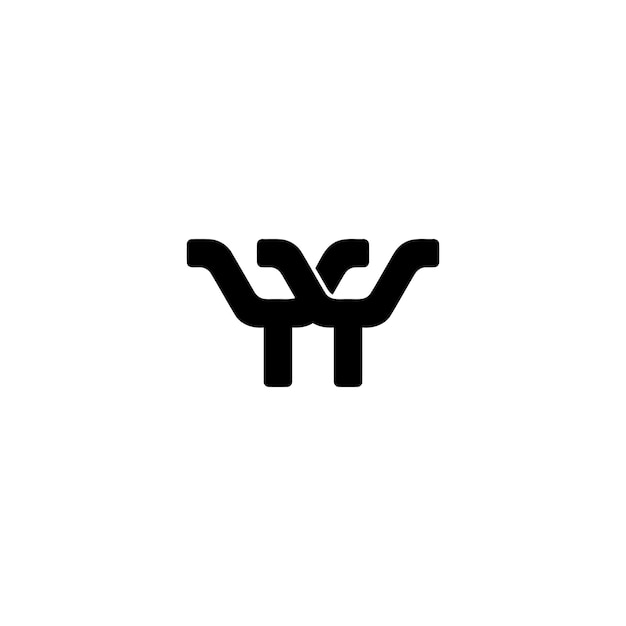 Vector diseño de logotipo yy