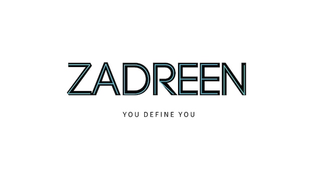 Diseño del logotipo de Zadreen