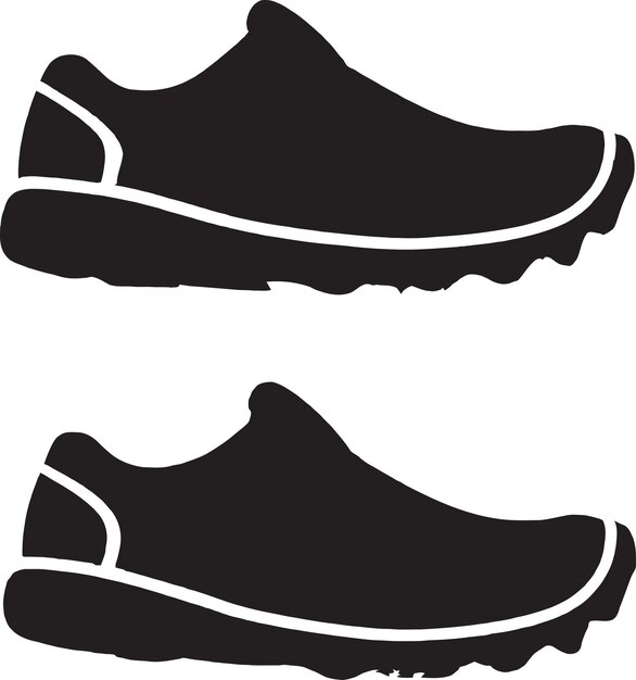 Diseño de logotipo de zapatillas de deporte