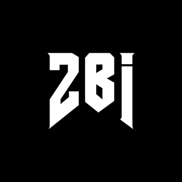Diseño de logotipo de ZBI para una empresa de tecnología ZBI diseño de logotipo combinación de colores blanco y negro ZBI logotipo ZBI vector ZBI diseño ZBI icono ZBI alfabeto ZBI tipografía diseño del logotipo