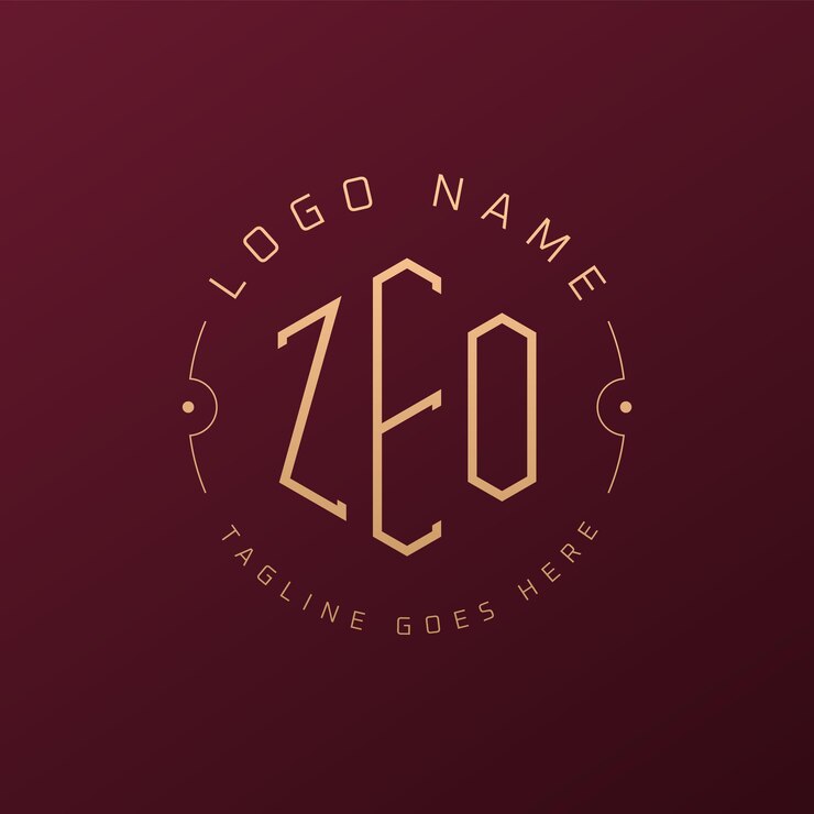 Vector diseño de logotipo de zeo de lujo letra elegante zeo monograma logotipo minimalista poligono plantilla de diseño de logotipo zeo