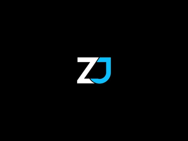 Vector diseño del logotipo de zj