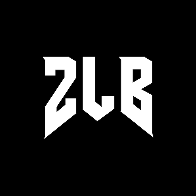 Diseño de logotipo de ZLB para una empresa de tecnología ZLB diseño de logotipo combinación de colores blanco y negro ZLB logotipo ZLB vector ZLB diseño ZLB icono ZLB alfabeto ZLB tipografía diseño del logotipo