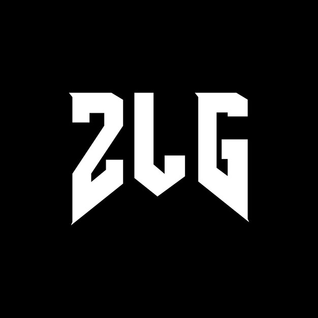 Diseño de logotipo de ZLG para una empresa de tecnología ZLG diseño de logotipo combinación de colores blanco y negro ZLG logotipo ZLG vector ZLG diseño icono ZLG alfabeto ZLG tipografía diseño de logo