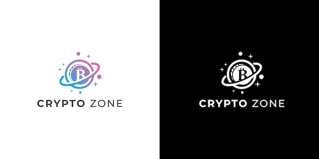 Diseño de logotipo de zona criptográfica