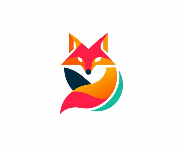 Diseño de logotipo de zorro