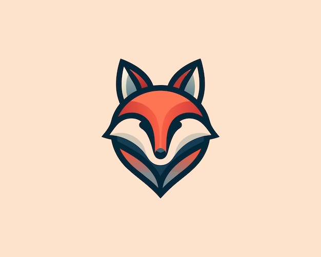 Diseño de logotipo de zorro