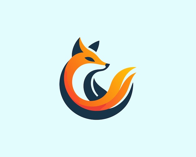 Diseño de logotipo de zorro