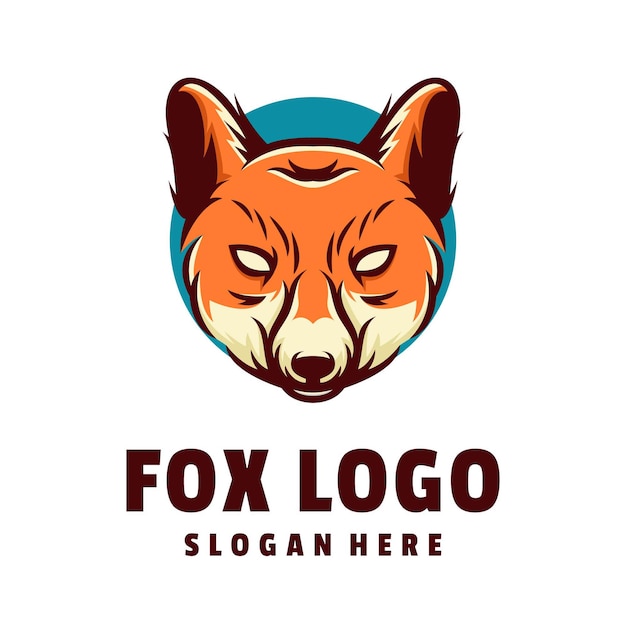 diseño de logotipo de zorro
