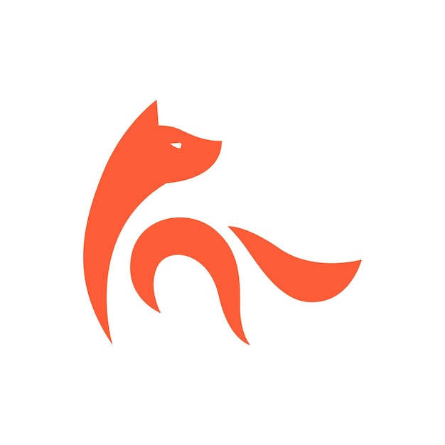 Diseño de logotipo de zorro