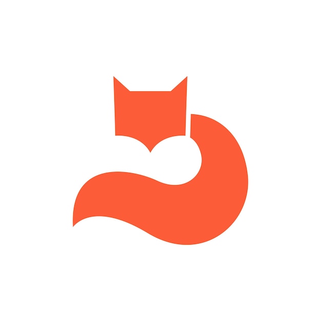 Diseño de logotipo de zorro