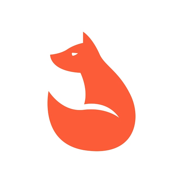 Diseño de logotipo de zorro