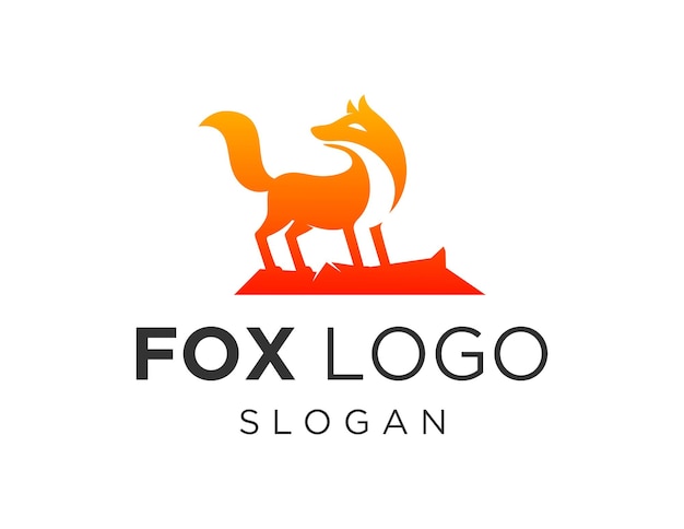 Diseño de logotipo de zorro
