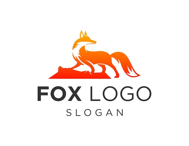 Diseño de logotipo de zorro