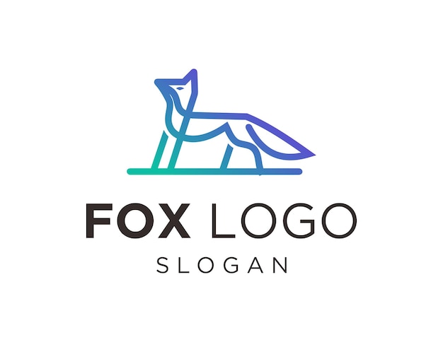 Diseño de logotipo de zorro
