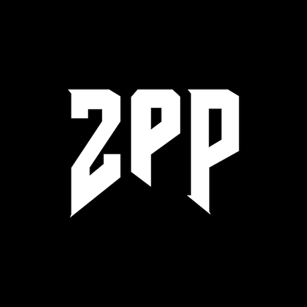 Diseño de logotipo de ZPP para una empresa de tecnología ZPP diseño de logotipo combinación de colores blanco y negro ZPP logotipo ZPP vector ZPP diseño ZPP icono ZPP alfabeto ZPP tipografía logotipo diseño