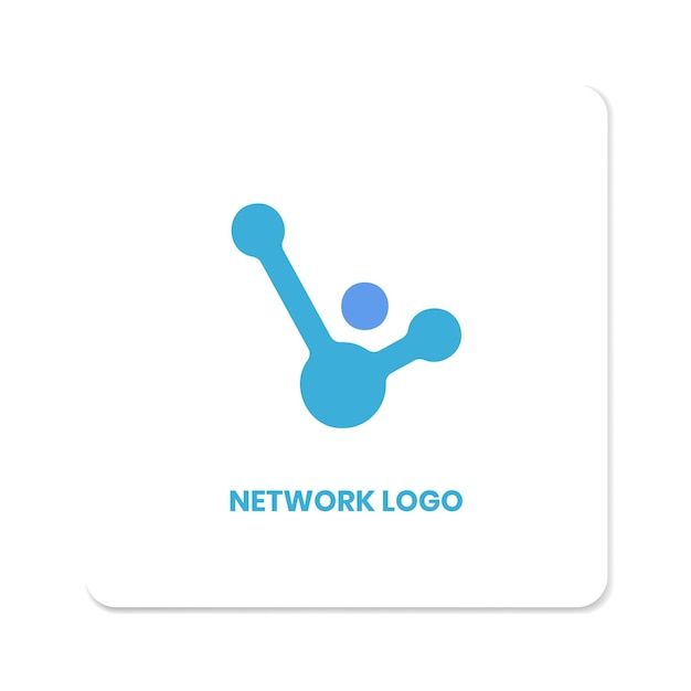 Vector diseño de logotipos para aplicaciones sobre redes de internet