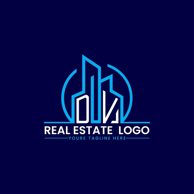 Diseño de logotipos para bienes raíces y construcción