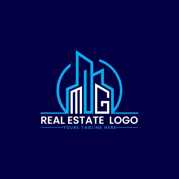 Diseño de logotipos para bienes raíces y construcción