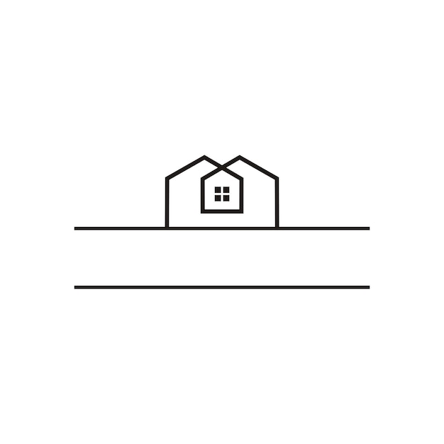 Diseño de logotipos de bienes raíces Plantillas de construcción de agentes inmobiliarios