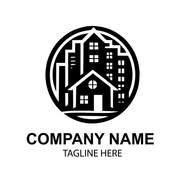 Diseño de logotipos de bienes raíces
