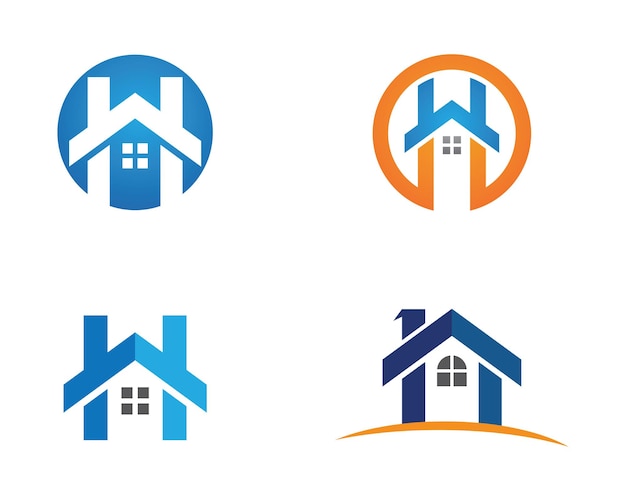 Diseño de logotipos inmobiliarios, inmobiliarios y de construcción