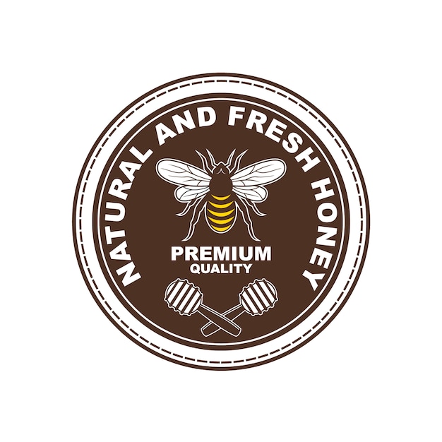 Diseño de logotipos, insignias, banners, anuncios en redes sociales y etiquetas para productos de miel.