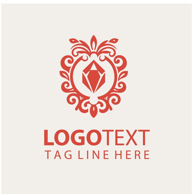 Diseño de logotipos de joyas Ilustraciones vectoriales