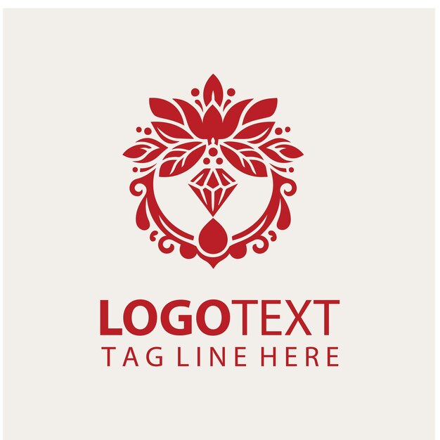 Diseño de logotipos de joyas Ilustraciones vectoriales