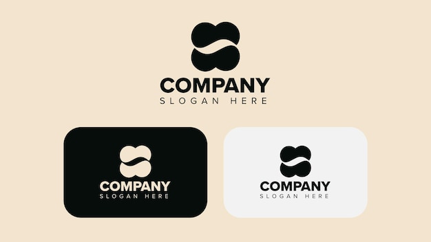 Diseño de logotipos vectoriales abstractos premium