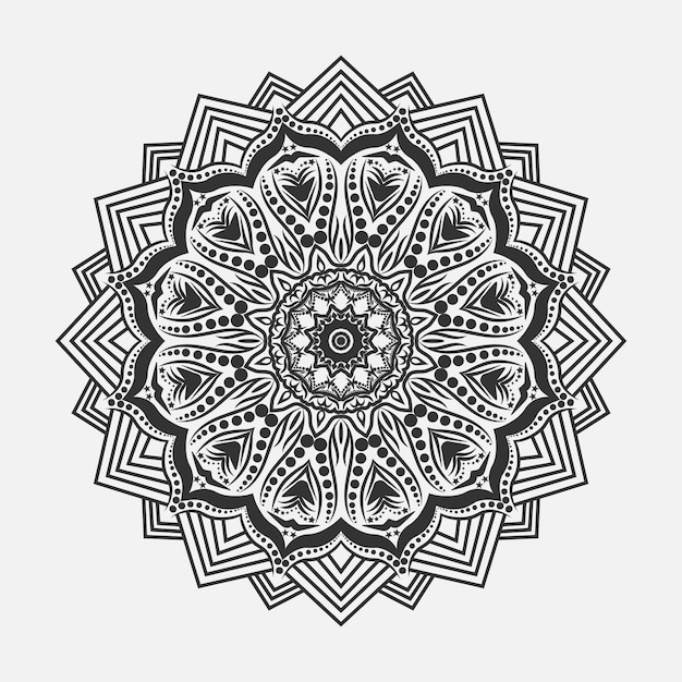 Diseño de lujo de fondo de mandala