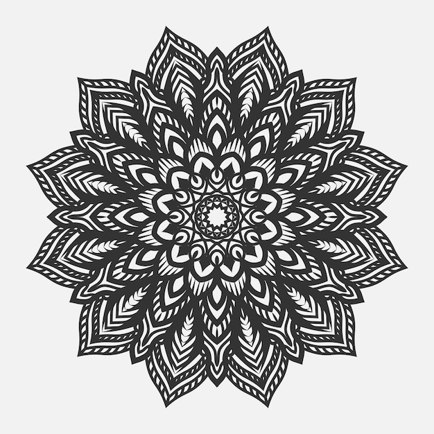 Diseño de lujo de fondo de mandala