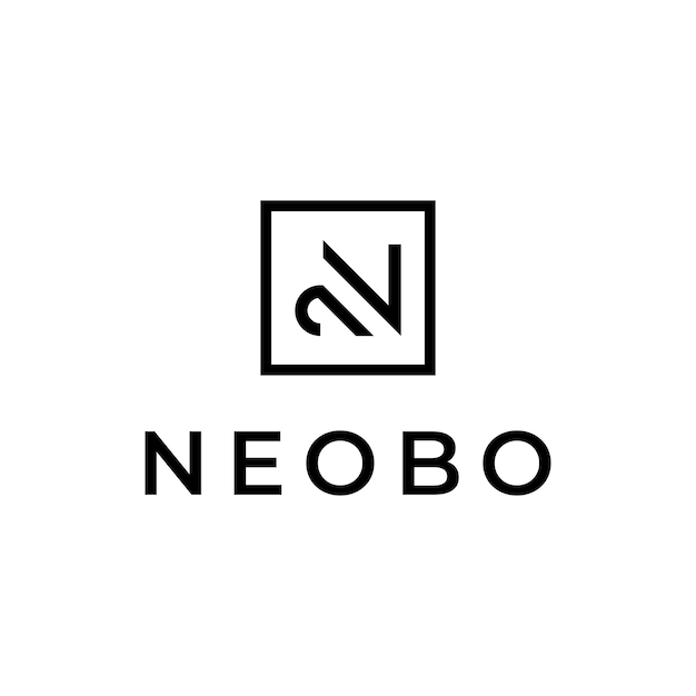 Diseño de lujo de logotipo de la letra n