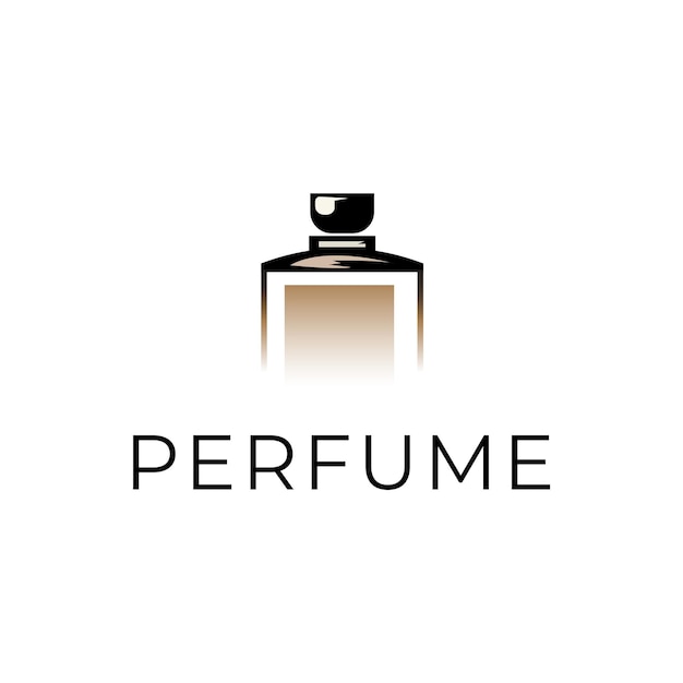 Diseño de lujo para el logotipo del perfume Diseño de plantilla del logotipo del perfume Diseño elegante del logotipo del perfume