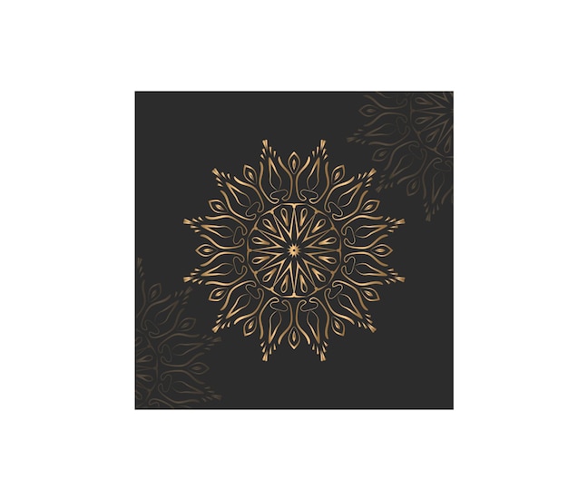 Diseño de lujo mandala art