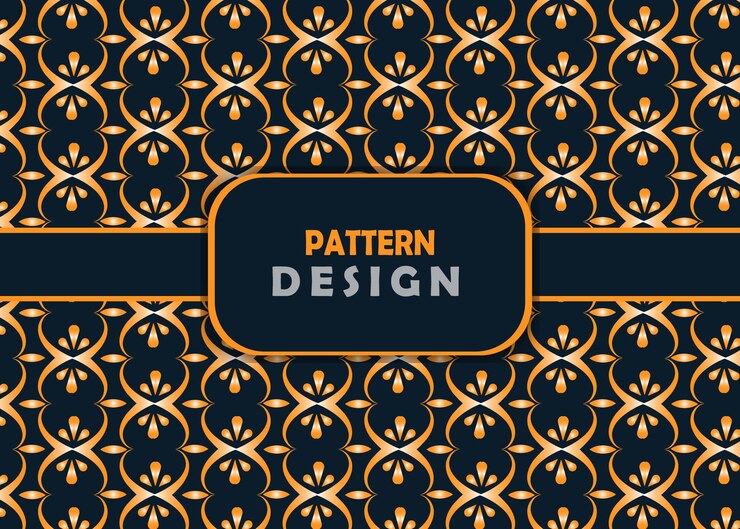 Diseño de lujo de patrón dorado fondo de patrón de alta calidad