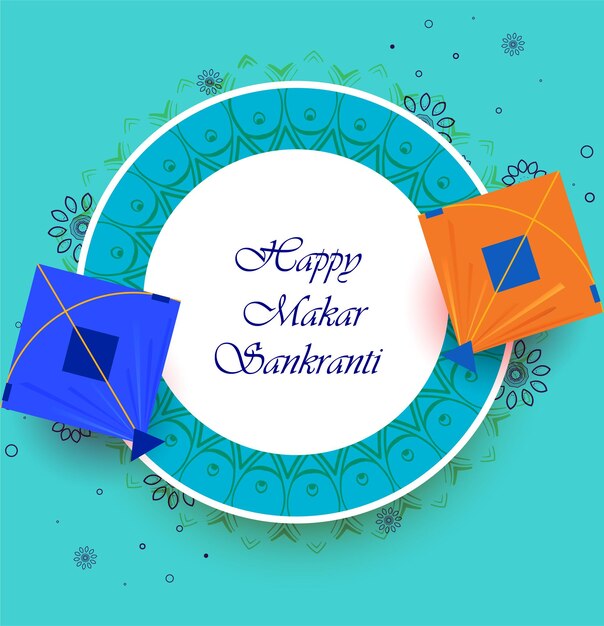 Vector diseño de makar sankranti