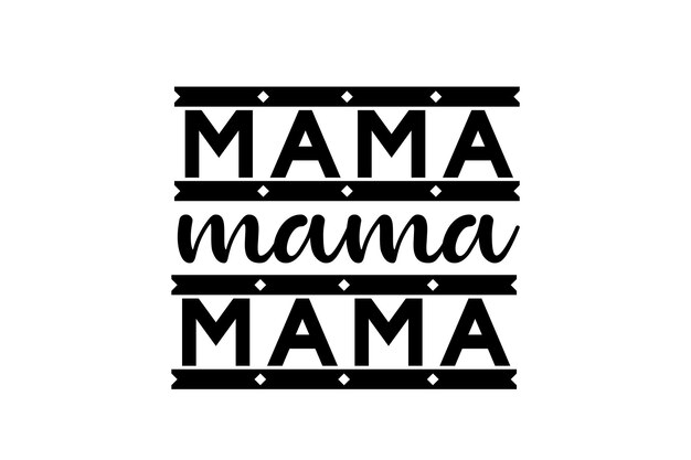 Vector diseño de mama svg