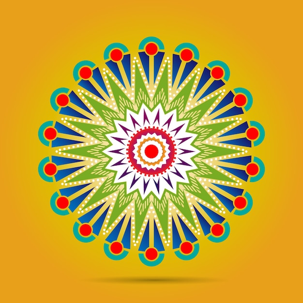 Diseño de mandala boishakhi