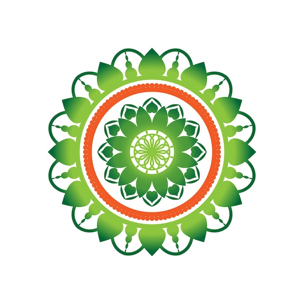 diseño de mandala colorido mandala de lujo fondo vectorial libre