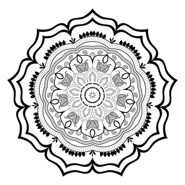 Diseño de mandala para decoración.