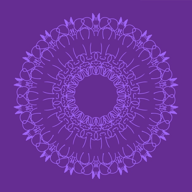 Diseño de mandala Eid. Diseño vectorial de Ramadán