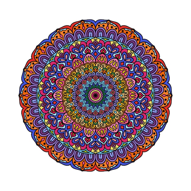 Diseño del mandala Fondo Boho Mandala Vector Mandala geométrica