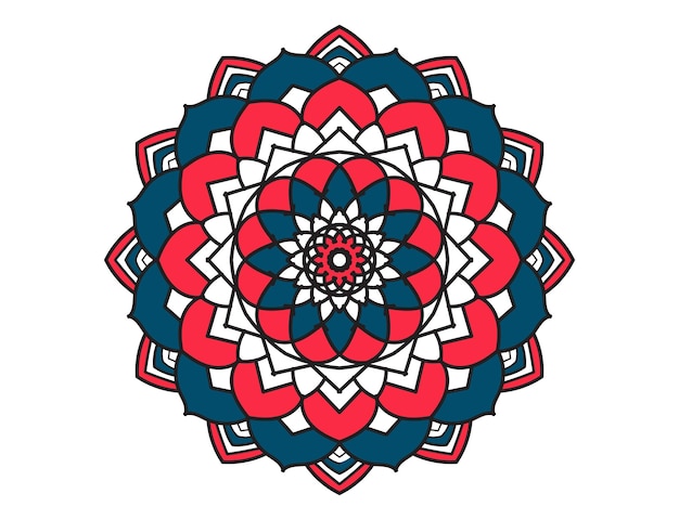 Diseño de mandala, fondo de mandala, diseño de mandala para colorear página