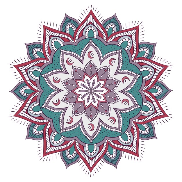 Diseño de mandala geométrico