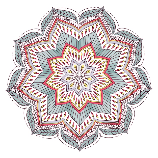 Diseño de mandala geométrico