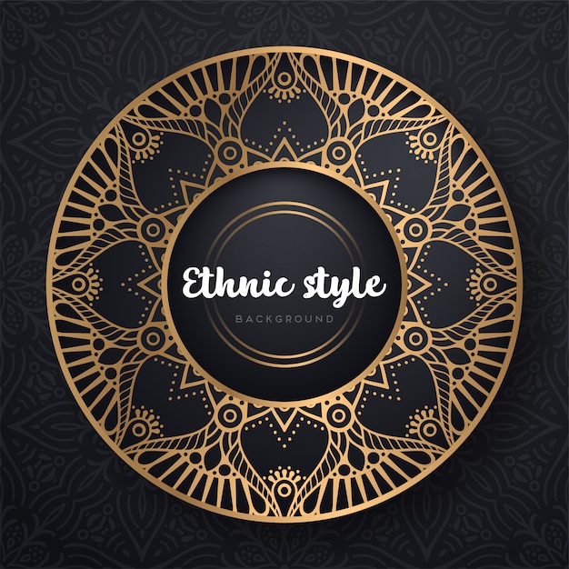 Diseño de mandala islámico